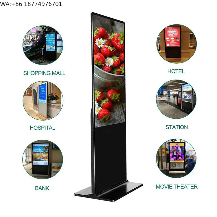 

43 Inch Interactive Digital Signage LCD Touch Screen Kiosk Advertising Display Monitor Kiosk