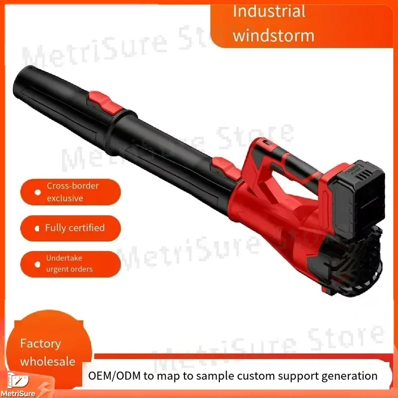 48V 800W Cordless Leaf Blower Brushless Motor 6 Speed Adjustable Turbo Fan Storm Fan Industrial Hair Dryer Vacuum Cleaner