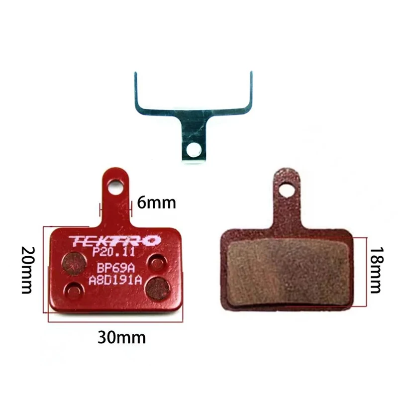 TEKTRO P20.11 MTB Bicycle Disc Brake Pad Metal Ceramic Pad for SHIMANO M7100 M8100 M9100 M987 M985 M785 M675 M615 M447 M395 M375