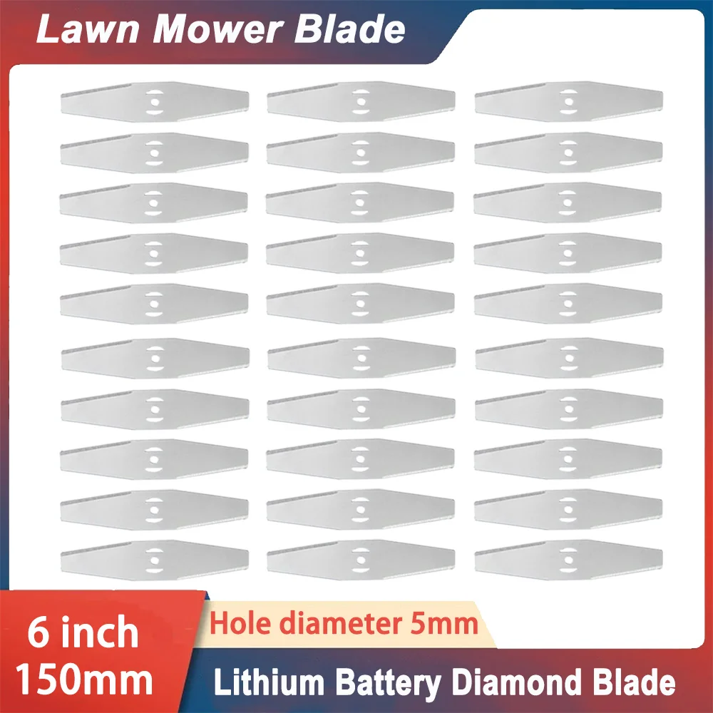 1-30PCS Replacement Saw Blades Handheld Lawn Mower Fittings 15cm 150mm Metal Grass String Trimmer Head Home Garden Power Tool