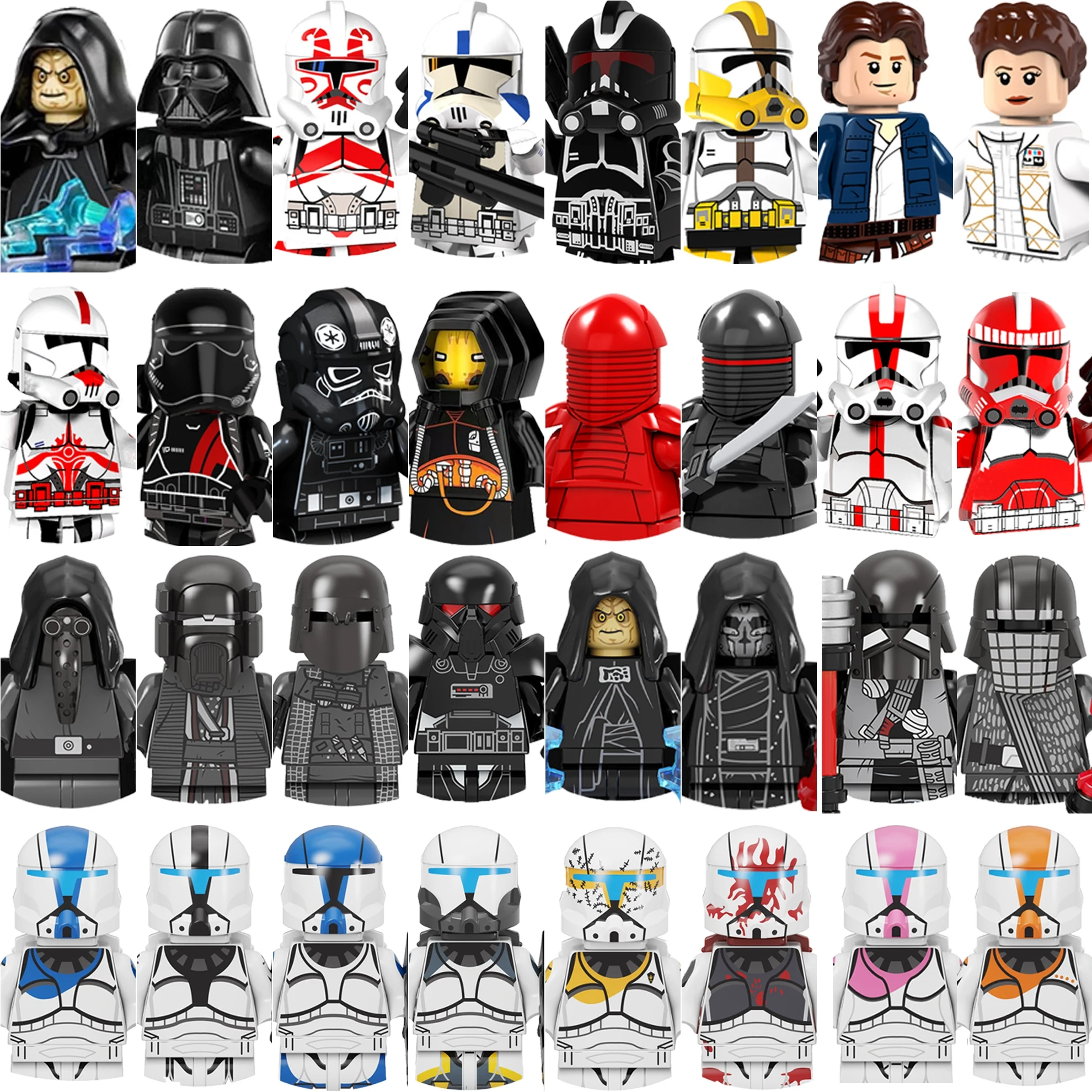 Star Wars Clone Wars bouwsteen beeldjes speelgoed Kylo Ren Mace Windu kinderen MINI montage baksteen speelgoed verjaardagscadeautjes