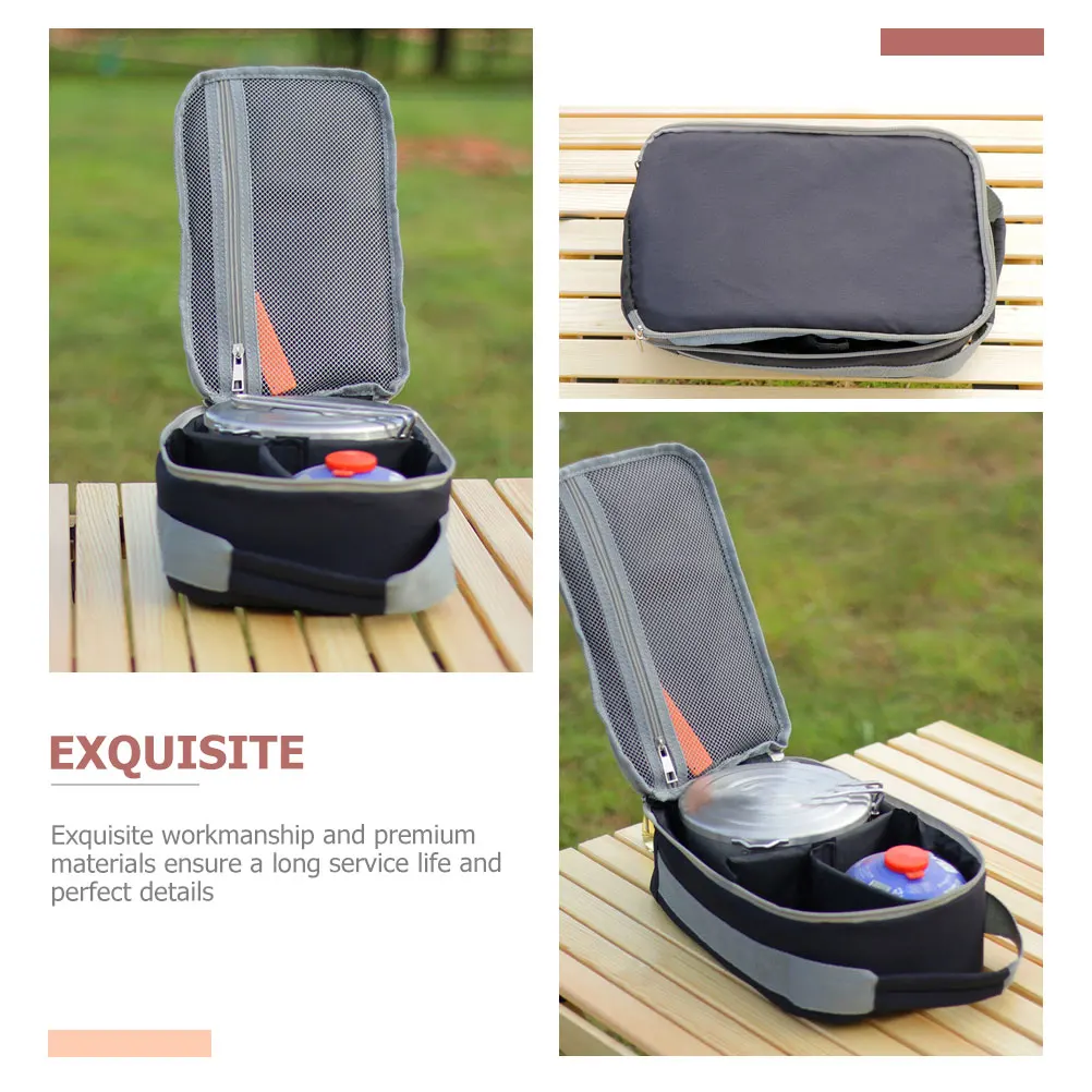

Camping Cookware ganizer 600D Oxford Cloth Cutlery Bag Outdoor Pouch Cookware Storage ganizer Portable Practical