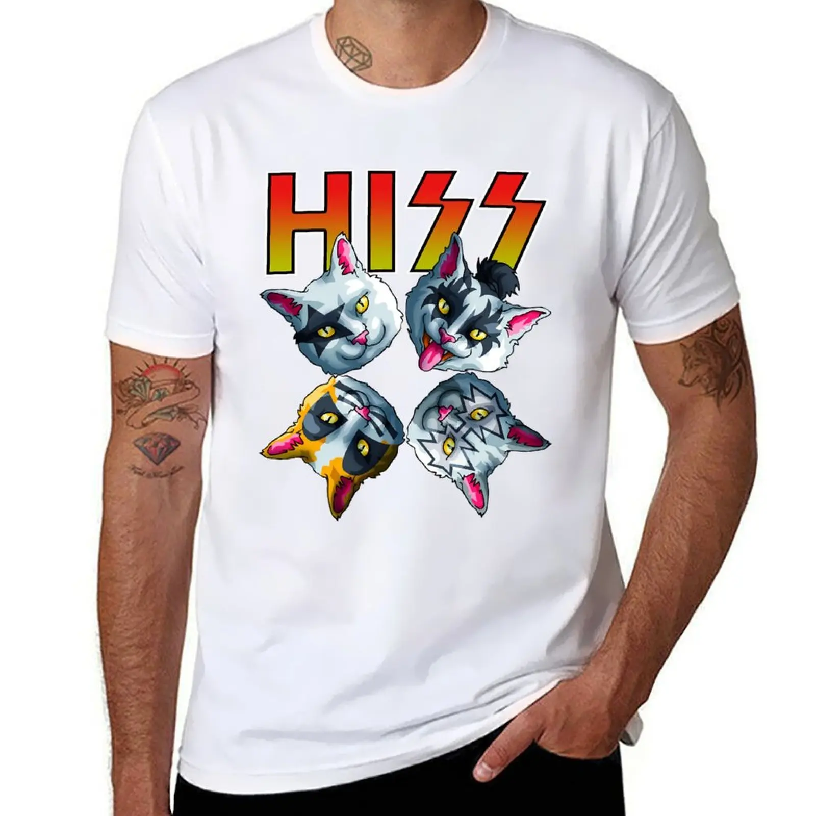 

HISS T-Shirt funny t shirts cotton t shirts for man graphic funny T-Shirt