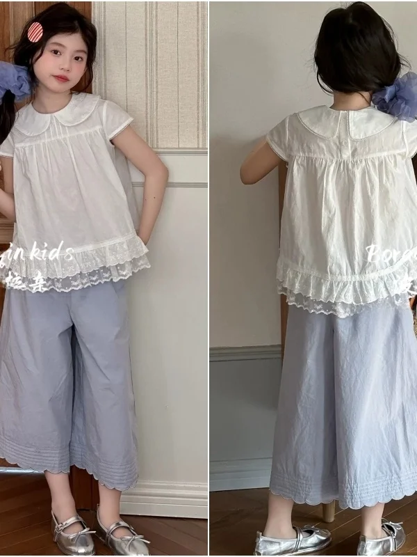 boraqin-set-estivo-per-bambini-stile-coreano-camicia-con-bordo-in-pizzo-floreale-pantaloni-a-gamba-larga-maniche-a-7-8-completo-per-bambini