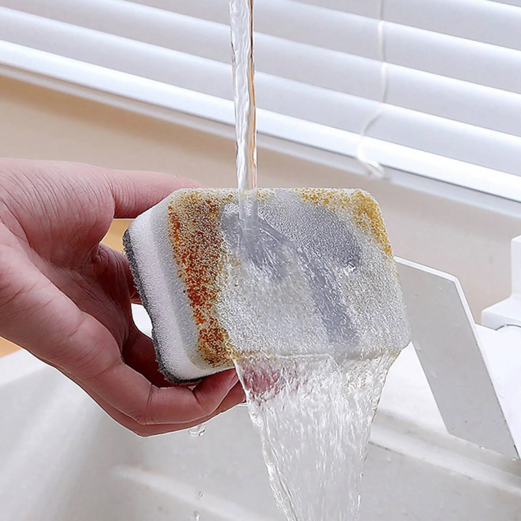 ABKJ-75Pcs Kitchen Sponges Dishwashing Sponges Magic Cleaning Sponges Brush