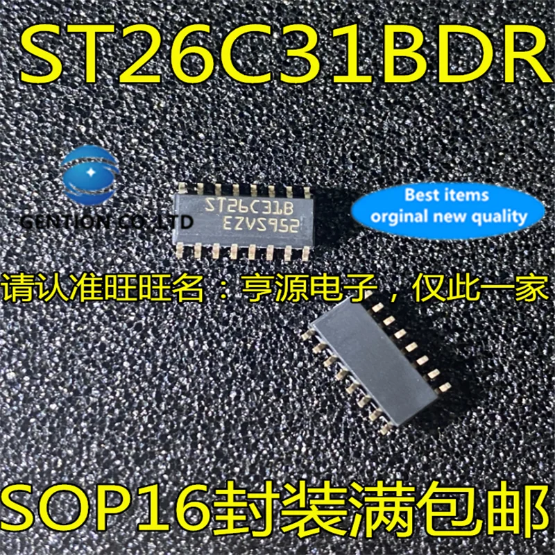 

10 шт. ST26C31 ST26C31BDR ST26C31B SOP16 чип драйвера интерфейса в наличии 100% новый и оригинальный