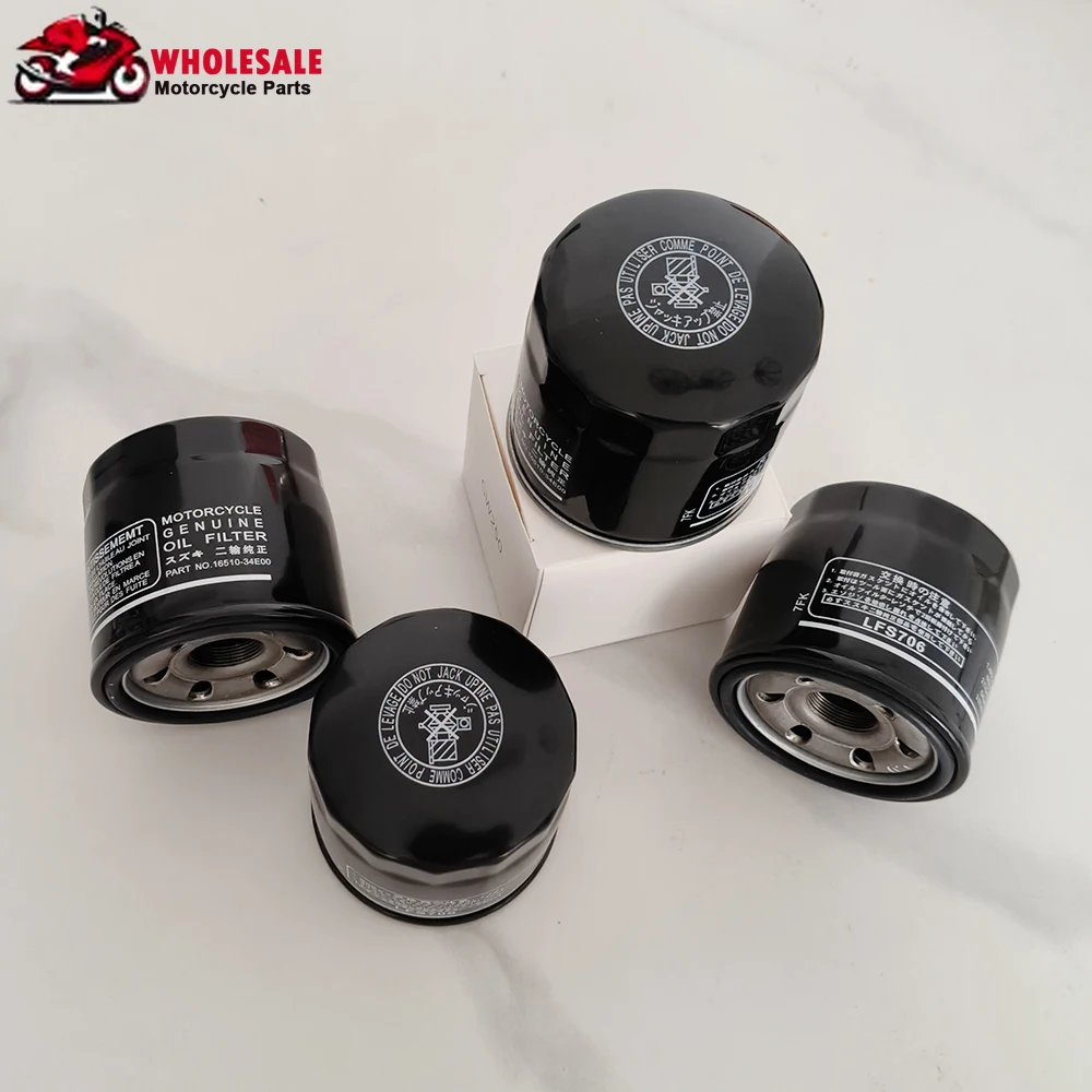 

1pc/2pc/4pc Motorcycle Oil Filter For Suzuki Hayabusa Hayate Inazuma Katana Kizashi LFS706 GSXS125 GSXS750 TU250X TL1000R UK110