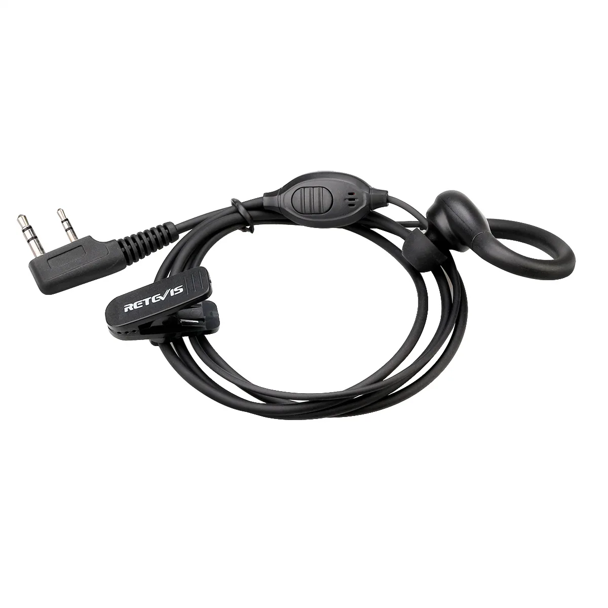 Retevis EEK007 2-pin Ear-mounted Headphones K-head for RT22 RT622