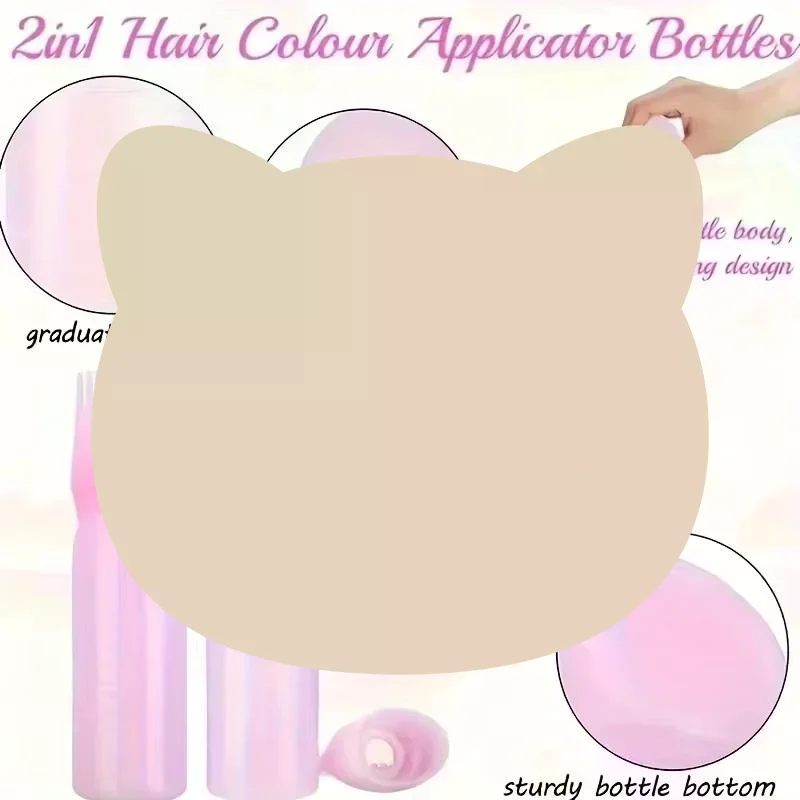 3Pcs Hair Care Set Spray Detangler Brush Root Comb Applicator Bottle Scalp Massager For Wet Dry Hair Styling Scalp Care