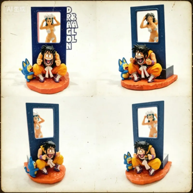 

Special Offer 3.54 Inch 9 cm Anime Dragon Ball PVC Action Figure Set Featuring Yamcha and Bulma Collectible Toy Figures Mol
