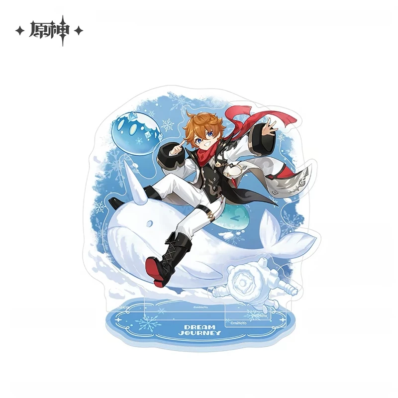 Pre Sale miHoYo Official Genshin Impact Merchandise Tartaglia ZhongLi Wriothesley Furina Columbina Flins Standee Ornaments Cos