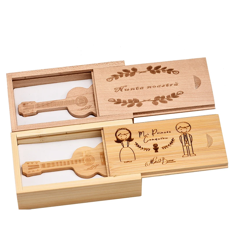USB-флеш-накопитель для гитары из кленового дерева, 128 ГБ, 00% реальная емкость, 64 ГБ, бесплатный индивидуальный логотип, ручка-накопитель, 32 ГБ, креативный подарокMaple w