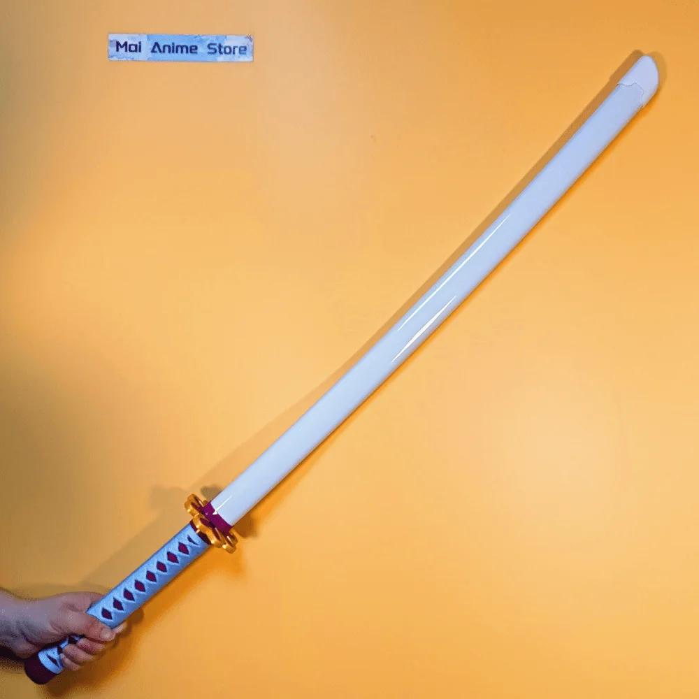 40インチの明るいピンク色の光る刀、実物大の刃、侍の刀、日本の刀、アニメコスプレの小道具、非鋭利な玩具ギフト