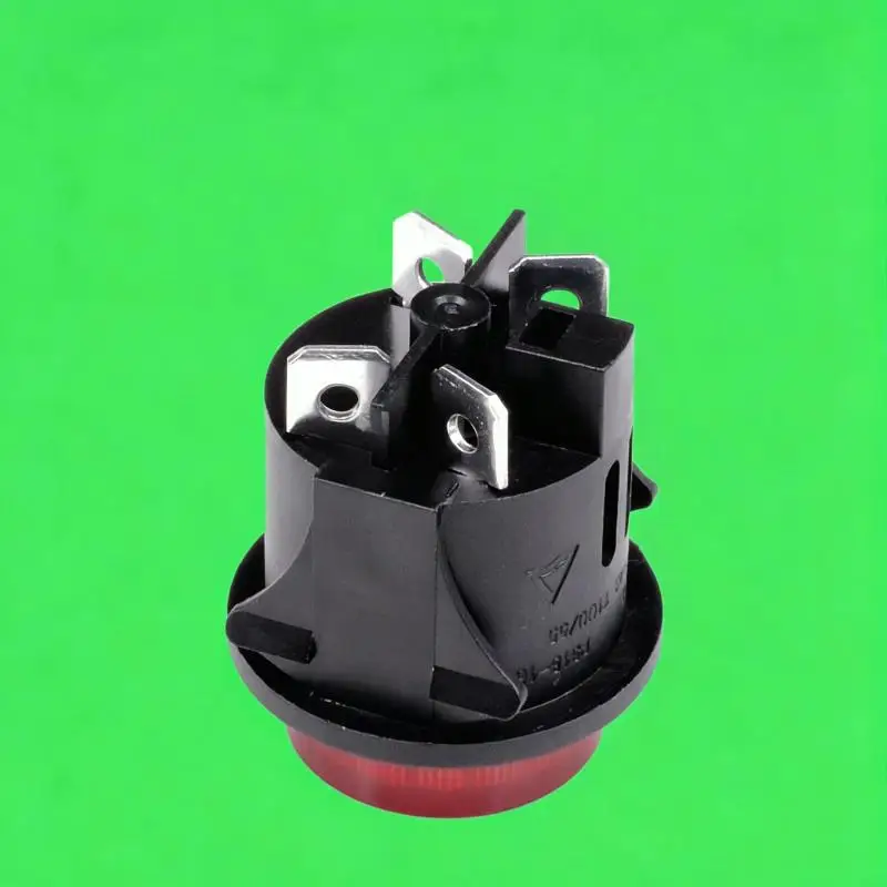 [MS]Red Illuminated Push Button Switch Durable Plastic Housing Easy Install For Automotive Industrial DIY Electronic Projects