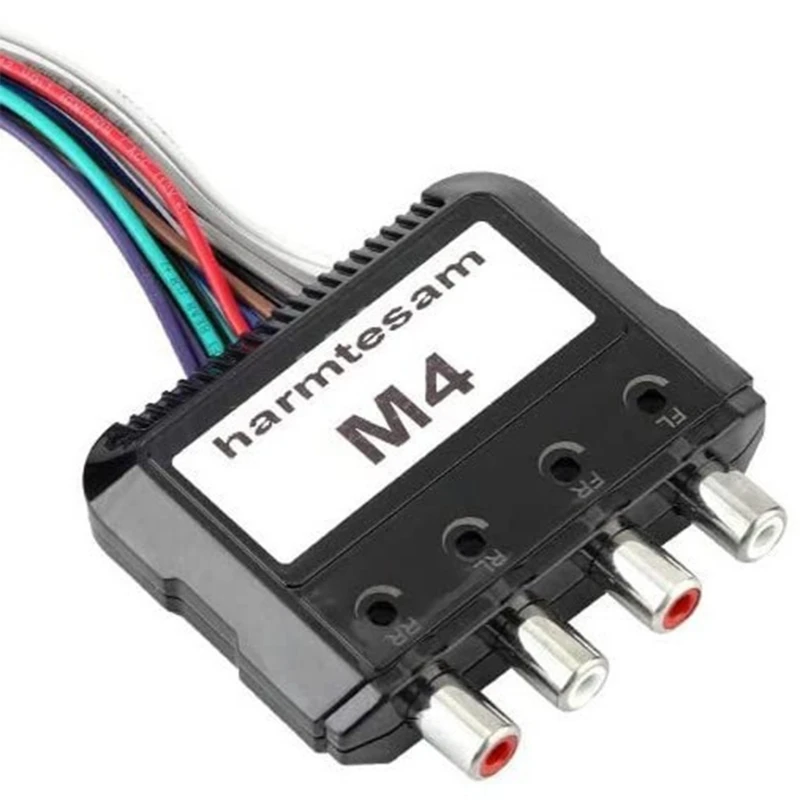 

A2BF High Precise Car Stereo High To Low Level Adapter With 4 Channel Conversion & Professional Sound Optimization Circuitry