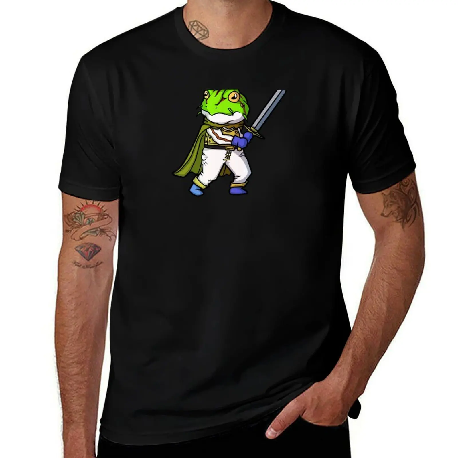 

Frog Chrono Trigger T-Shirt man tshirt t shirts for man graphic vintage T-Shirt