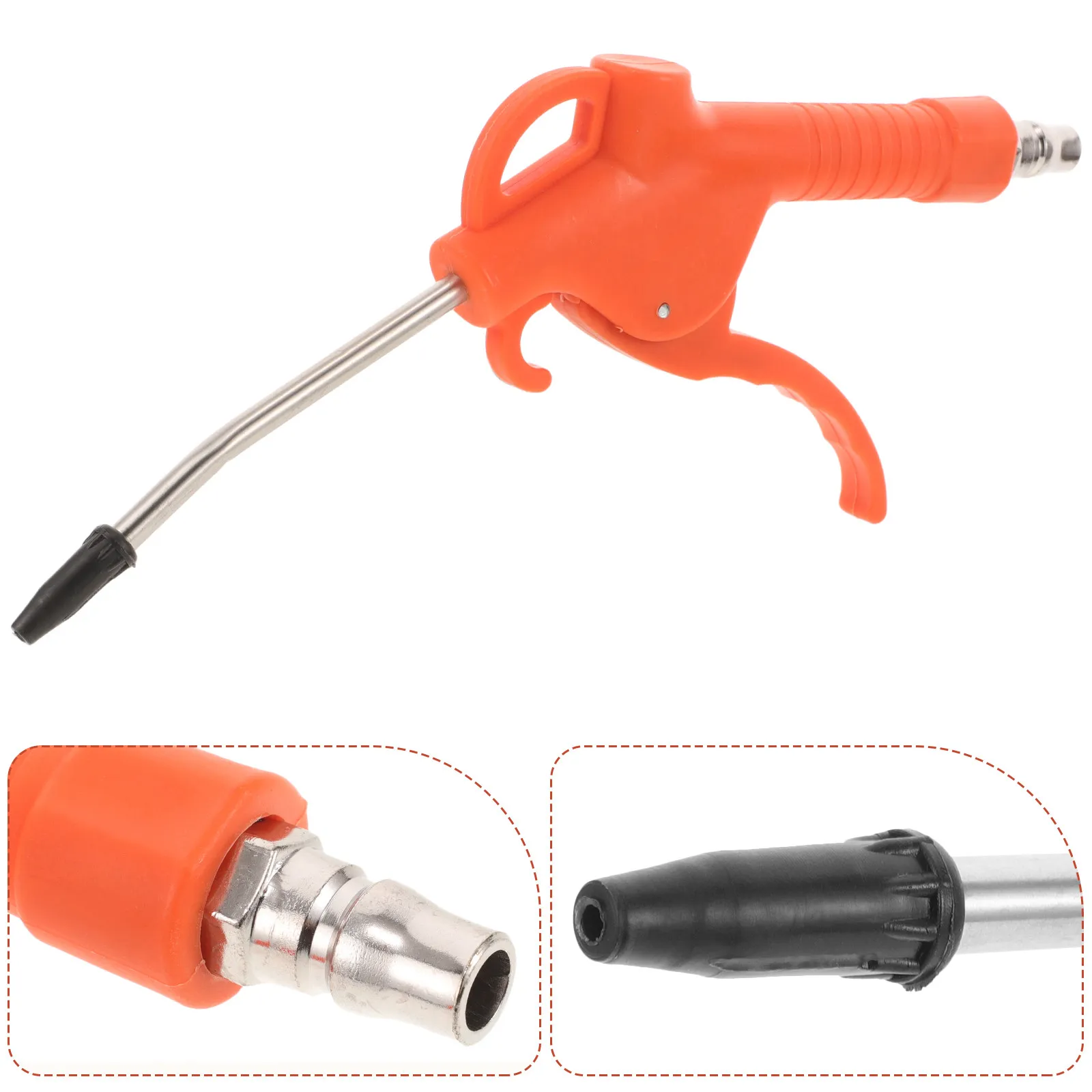 High Pressure Air Nozzle Rubber Tip Air Blower for Compressor Garage Industrial Cleaning Car Detailing Accessories