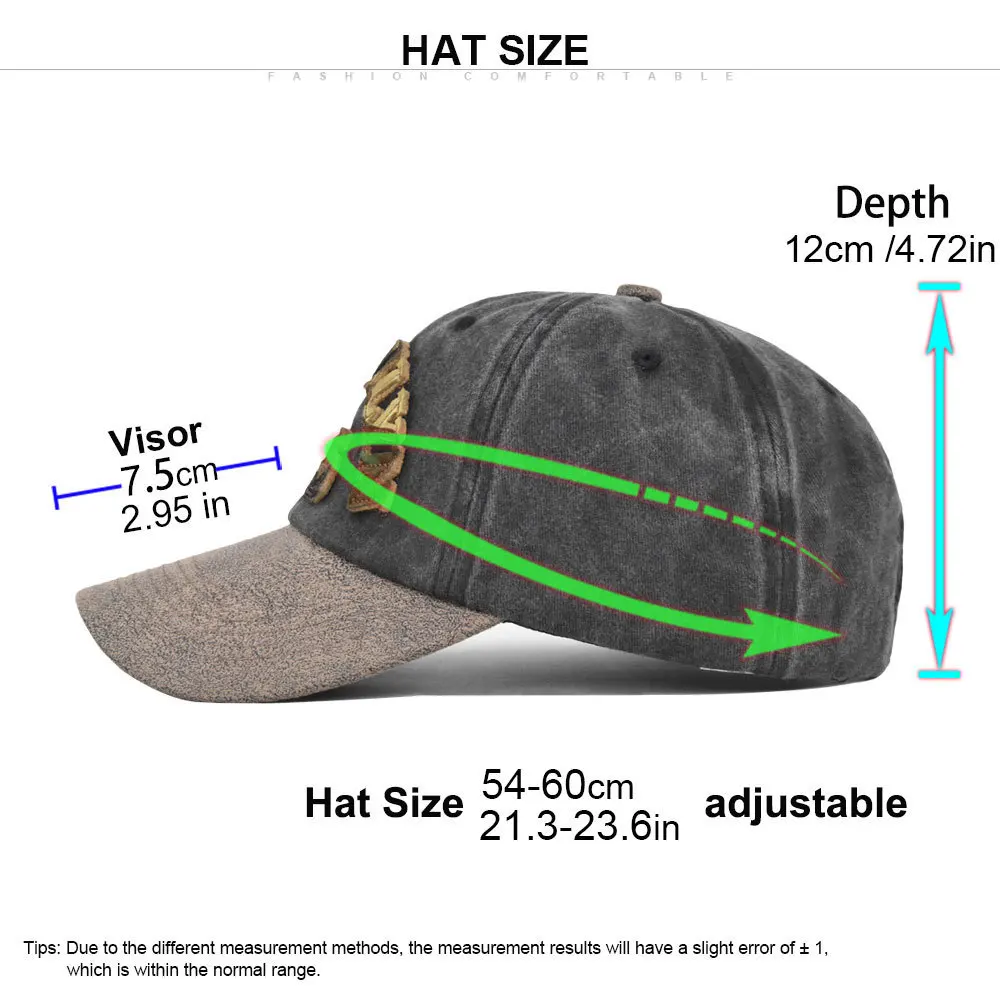 Retro Baseball Cap for Women Men Washed Cotton Dad Embroidered Hat Four Seasons Casual Snapback Hat Summer Sun Cap Unisex Gorras