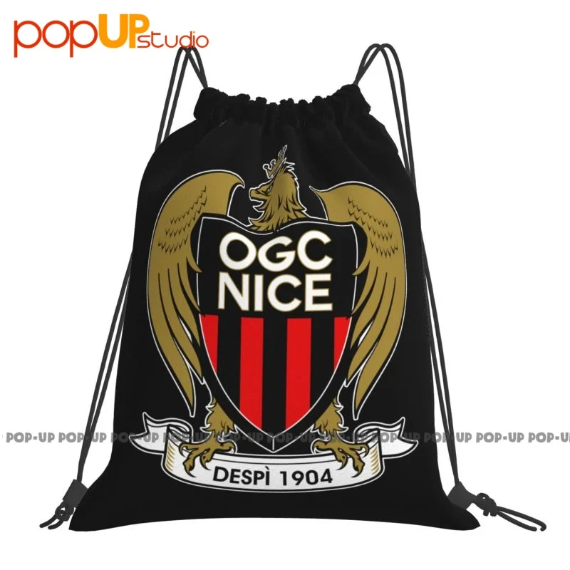 OGC NICE les aiglons กระเป๋าฟุตบอลแบบหูรูดลายศิลปะ tas GYM โรงเรียน