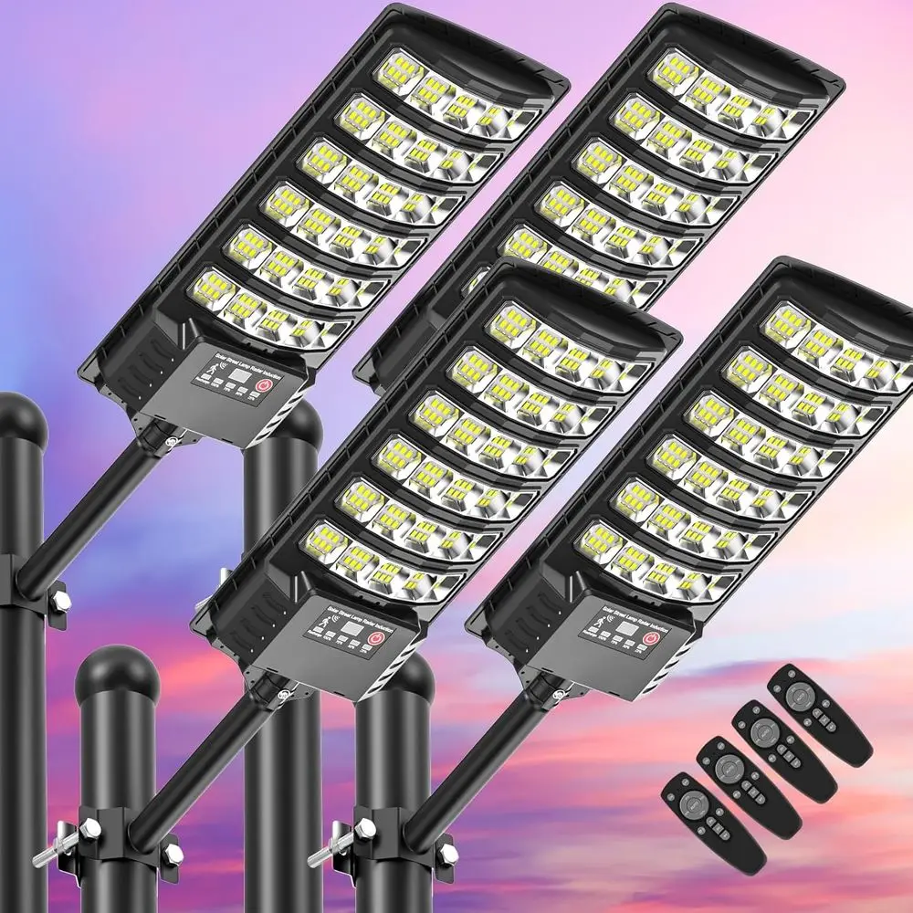 

Street Lights Outdoor Waterproof 48000LM 320° Wide Angle LED Parking Light with Motion Sensor and Remote Control for Outdoor, St