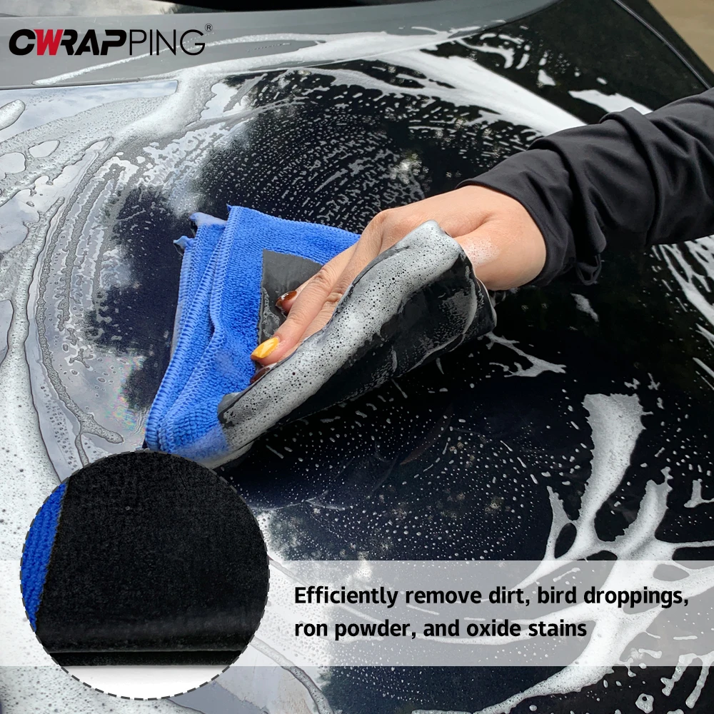 Car Cleaning Towel Magic Clay Cloth Auto Detailing with Blue Clay Bar Towel Removing Iron Power Washing Beauty Tools Accessories