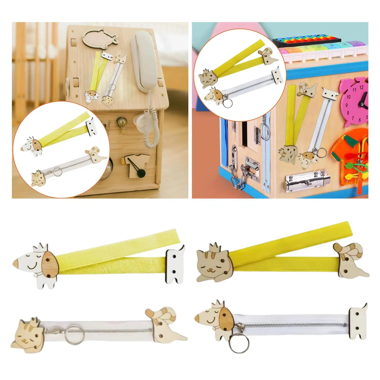 Pièces de planche occupée pour tout-petits, jouets de bricolage, matériaux pour les tout-petits, filles