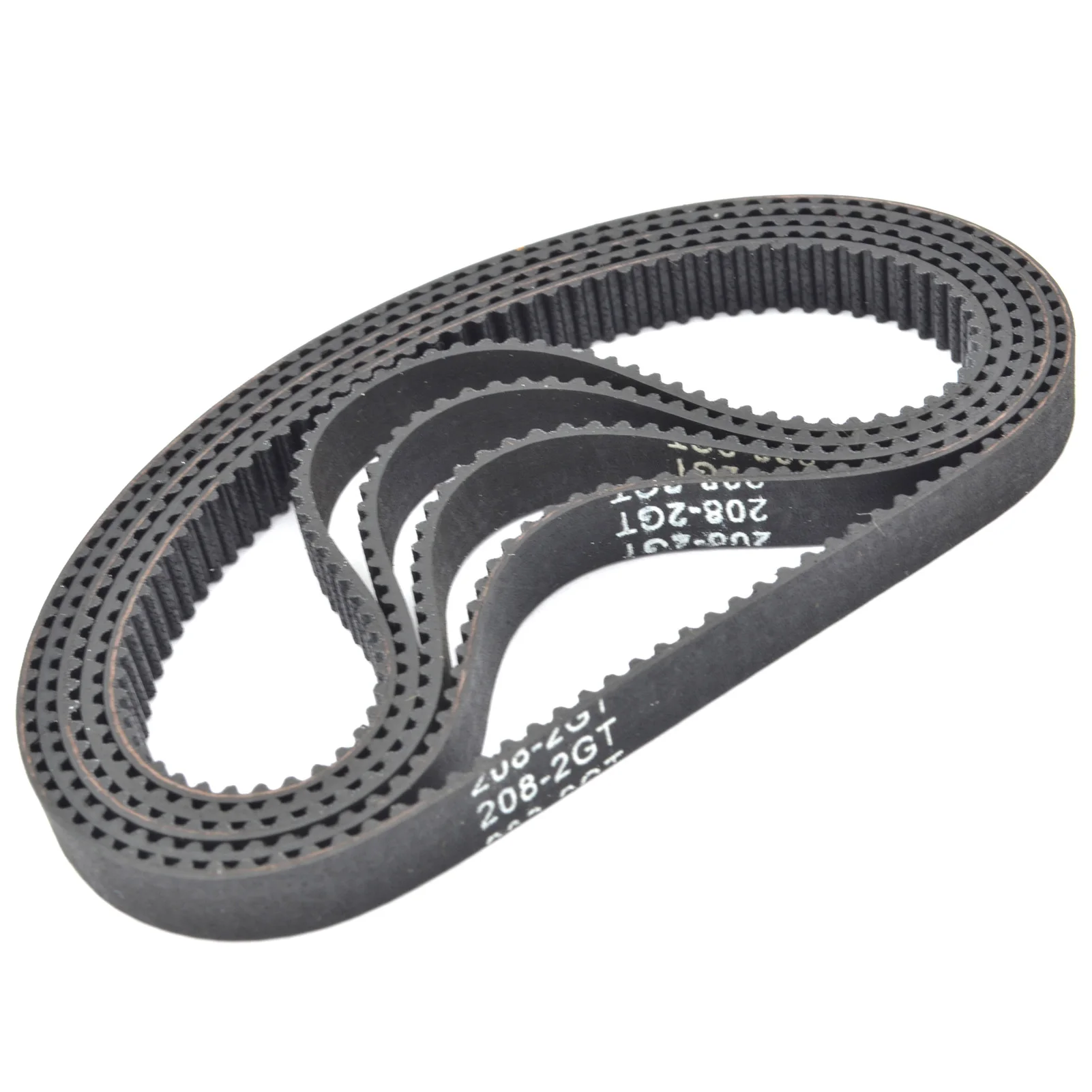 POWGE 2M 2GT Timing Belt Lp=170 172 174 176 178 180 182 184 186 188 190 192 194 196 198 200 202 204 206 208 Width 6/9mm Rubber