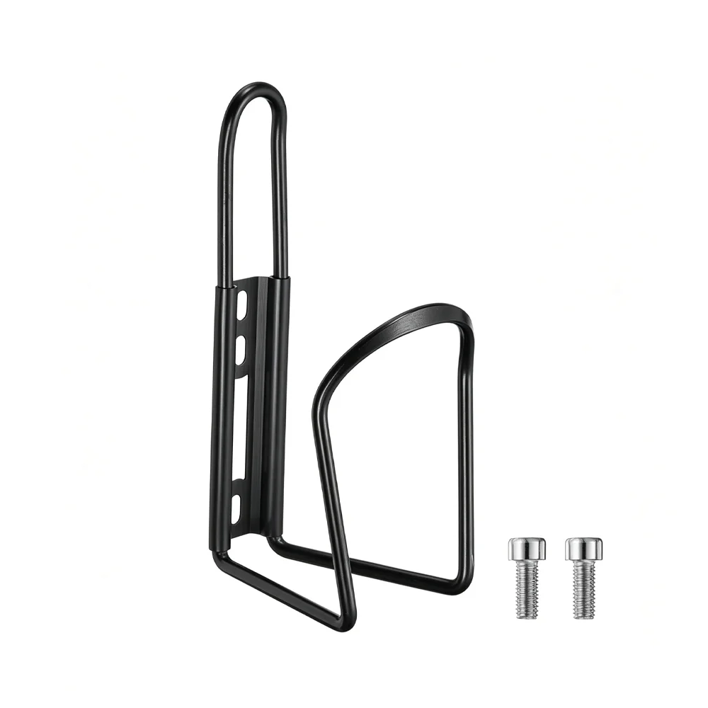 Bicycle Bottle Cage Aluminum Alloy Bike Water Bottle Holder Mount with Screws Universal Cycling Water Cup Rack for Road Mountain