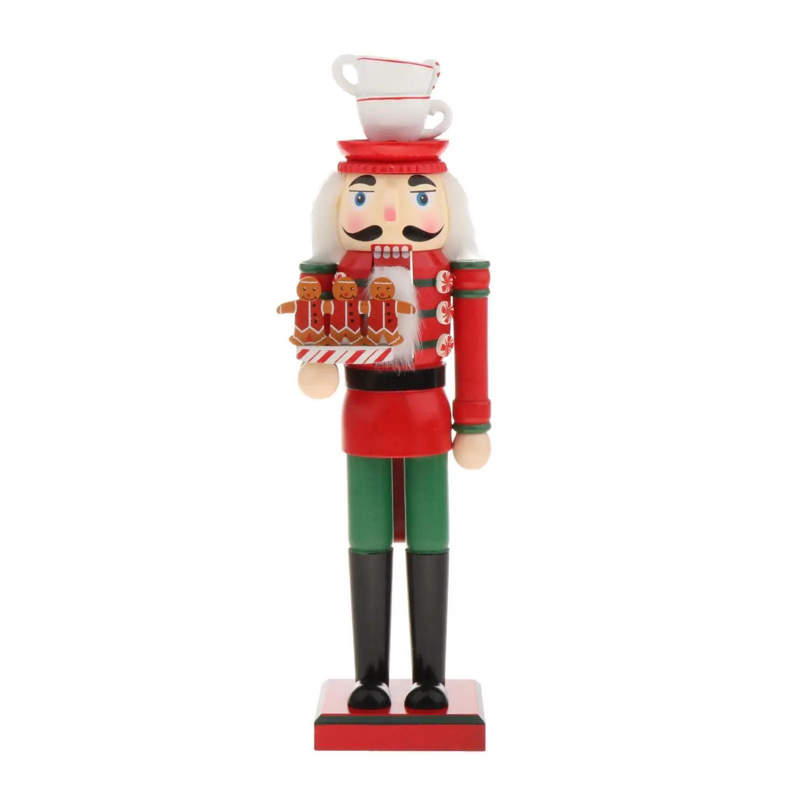 Christmas Nutcracker Soldier Wooden Figurine Puppets Dolls Toy Christmas