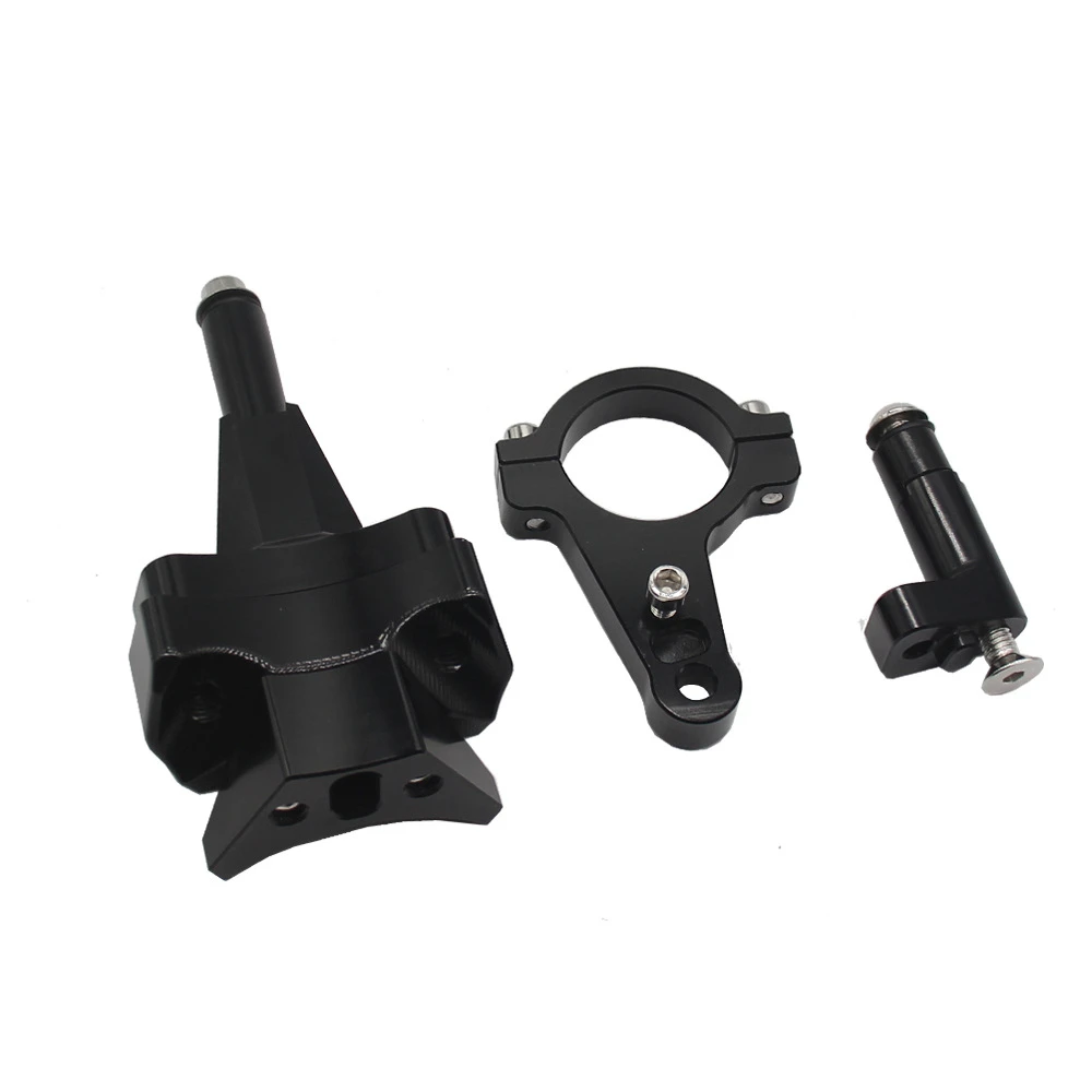 Motorcycle Steering Damper Bracket Mounting Kit Aluminium Alloy for Kawasaki Ninja 400 Z400 2019-2022 Accessories