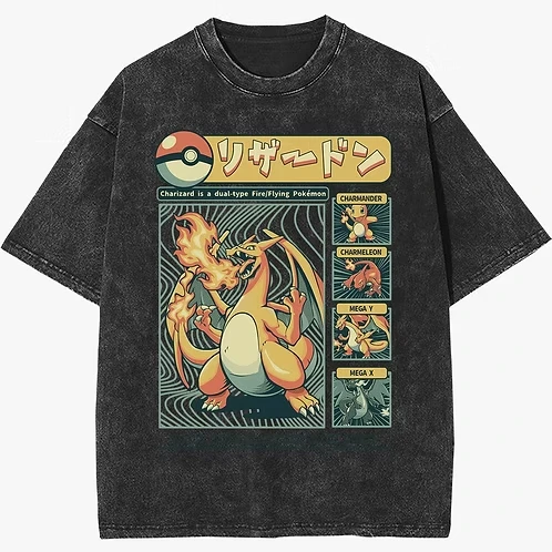 

Pokemon Anime Graphic T Shirt for Men 2026 Summer Cotton Casual Streetwear Style Short Sleeve Streetwear Y2K