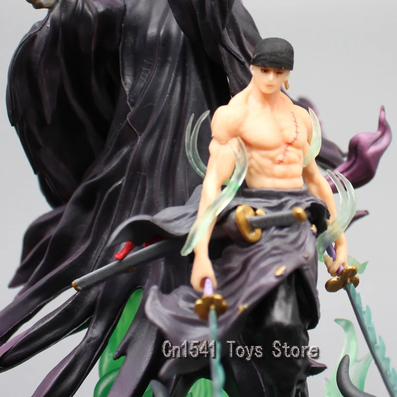 Roronoa Zoro Figura Com Faca, Anime Estatueta, Chapéu De Palha, Modelo PVC, Brinquedos Ornamento Colecionáveis, Gk Deathr, 27cm, 1 Pc