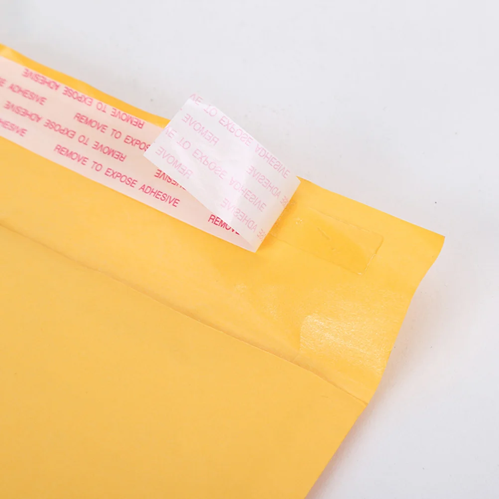 20 Pcs Kraft Film Mailing Envelopes Pearl Filling Protective Stamping