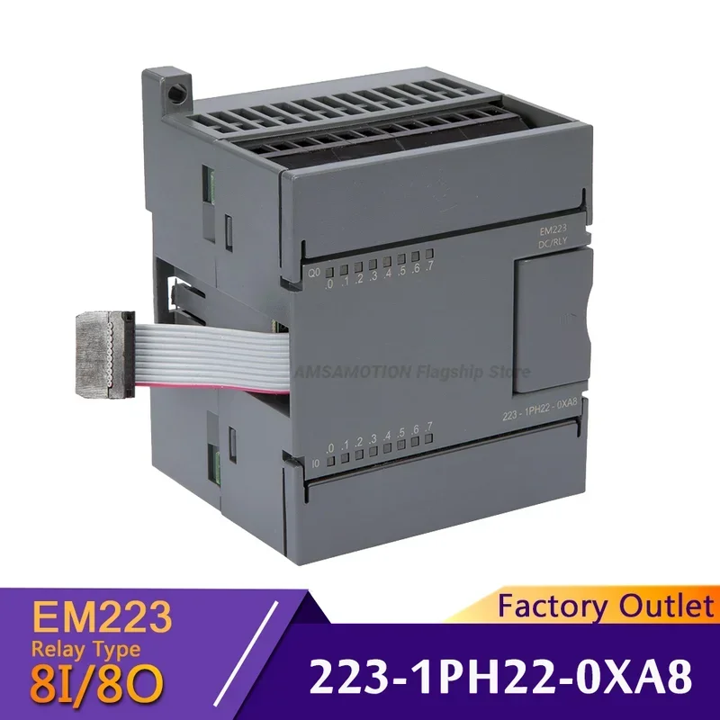 

Suitable Siemens S7-200 Digital Module 8I/8O Relay Type EM223 6ES7 223-1PH22-0XA8 Extension Module 16I/16O 6ES7 223-1PL22-0XA8