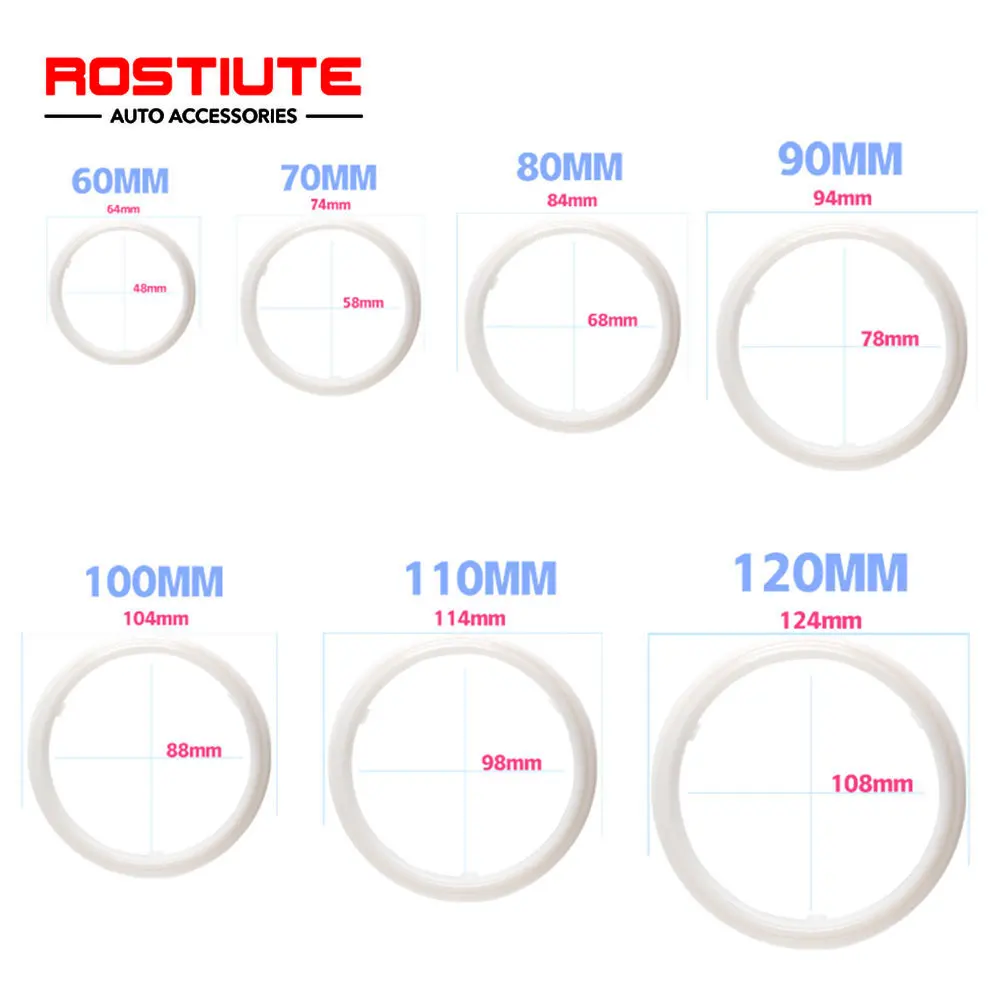 1 sztuk 12-24V LED bawełna anioł oczy 60MM 70MM 80MM 90MM 100MM 110MM 120MM Halo pierścienie motocykl motoryzacyjny okrągłe Led żarówka