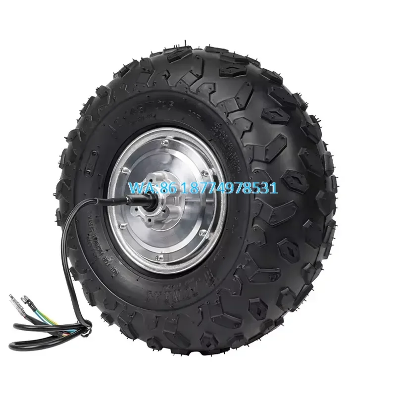 Wmwmnu 14.5 Inch High Torque Low Speed Split Single Double Shaft Gear Hub Motor for Agriculture Vehicle
