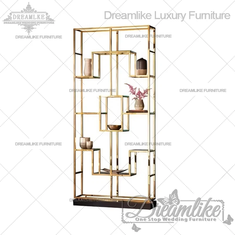 custom.High Quality Wine Glass Display Rack Wedding Event Backdrop Wine Shelf Wedding Events