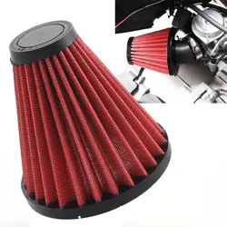 Motorcycle Improved Air Filter Replacement Conical Filter Element Filter  Accessories Fits For Kawasaki Vulcan 400 800 1500 1600
