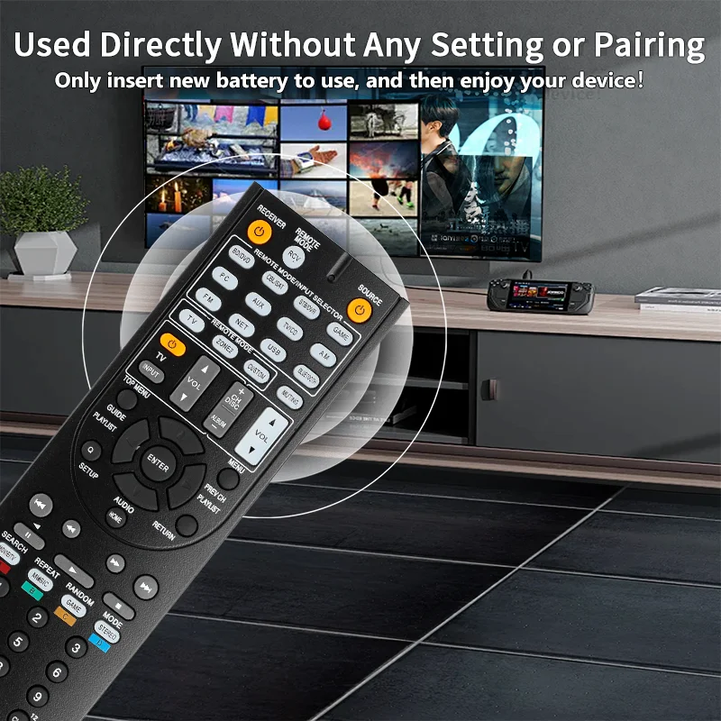 RC-879M For ONKYO Remote Control Compatible With ONKYO AV Receiver HTR393 HTR393 TXNR515 TXNR535 TXSR333 HT-S3700 TX-NR515