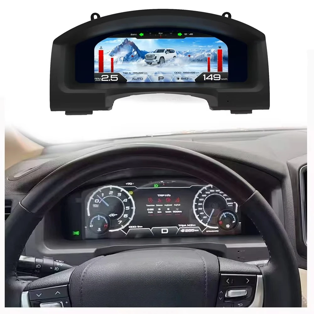 

LC200 2008-2020 12.3 inch instrument panel LCD digital speedometer panel Linux cluster 1 year warranty