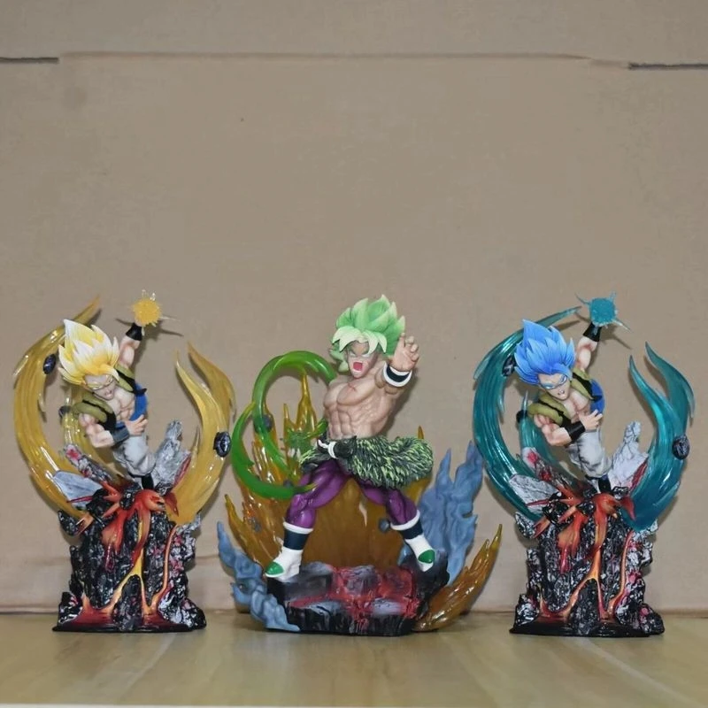 

Dragon Ball GK Brolli VS Wujita Resonance Series Super Blue Wujita Сцена Специальные эффекты Модель ручной работы Орнамент