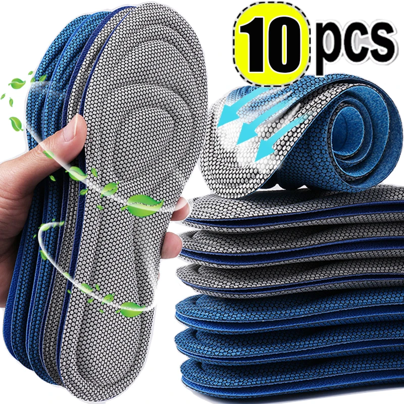 

Nano Memory Foam Orthopedic Insoles for Shoes Antibacterial Deodorization Sweat Absorption Insert Sport Shoe Running Cushion Pad