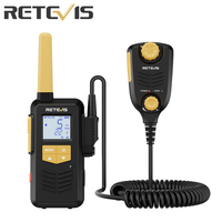 Retevis EZTalk 2S Walkie Talkies GMRS Portable Mic Radio IP67 Waterproof Powerful Type-C NOAA Two Way Radio for Skiing Hiking