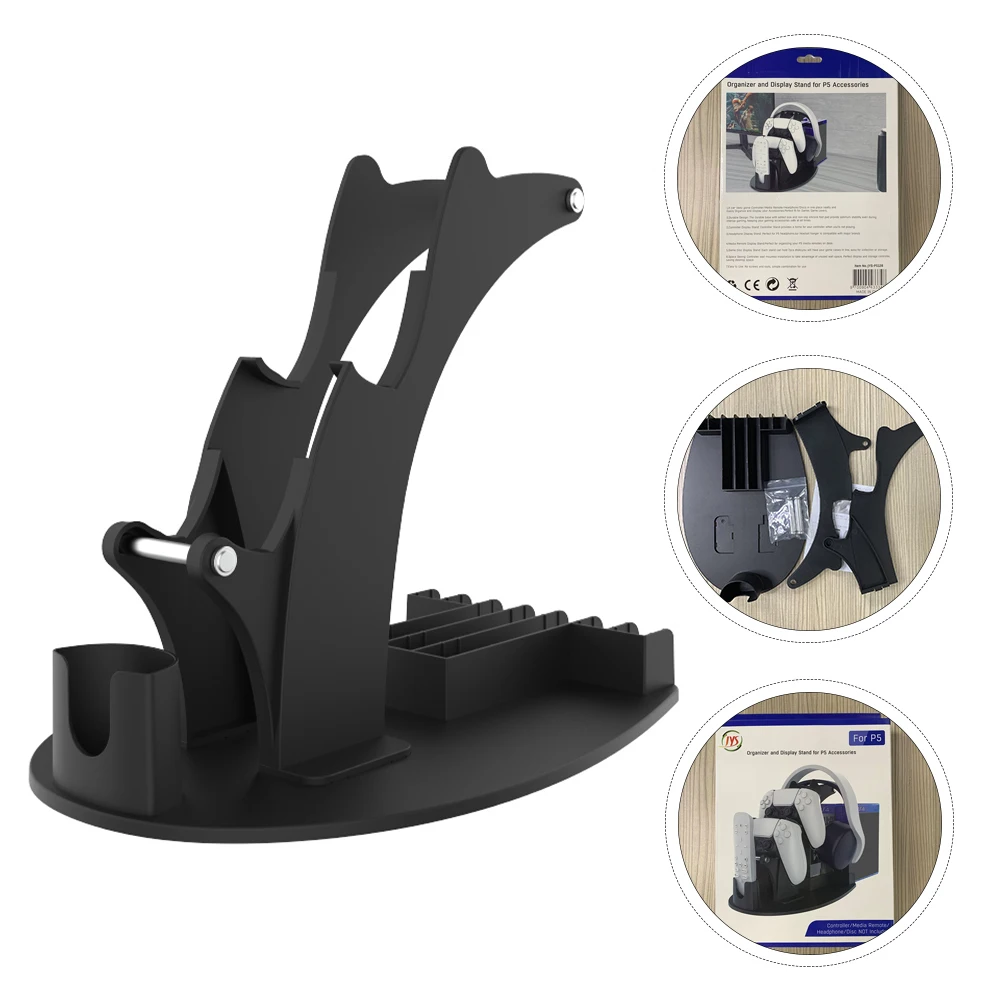 

Gamepad St Controller Storage Shelf Multifunction Bracket Headphone Disc ganizer Console Accessories DIY Decor