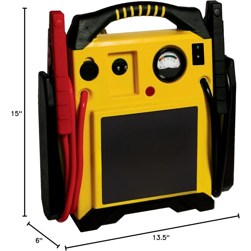 1700 Peak Amp Jump Starter with Air Compressor