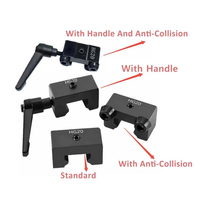 HG/EG Guide Rail Slider Limit Block HG15 HG20 HG25 HG30 HG35 HG45 HG55 EG15 EG20 EG25 EG30  Standard Part Or With Anti-collision