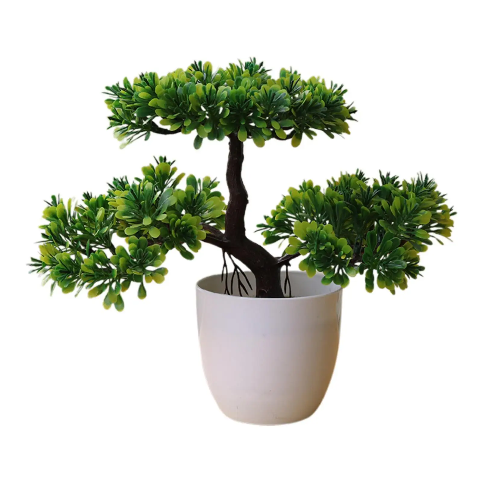 Artificial Bonsai Tree Housewarming Gift with Pots Indoor Fake Plants Bonsai