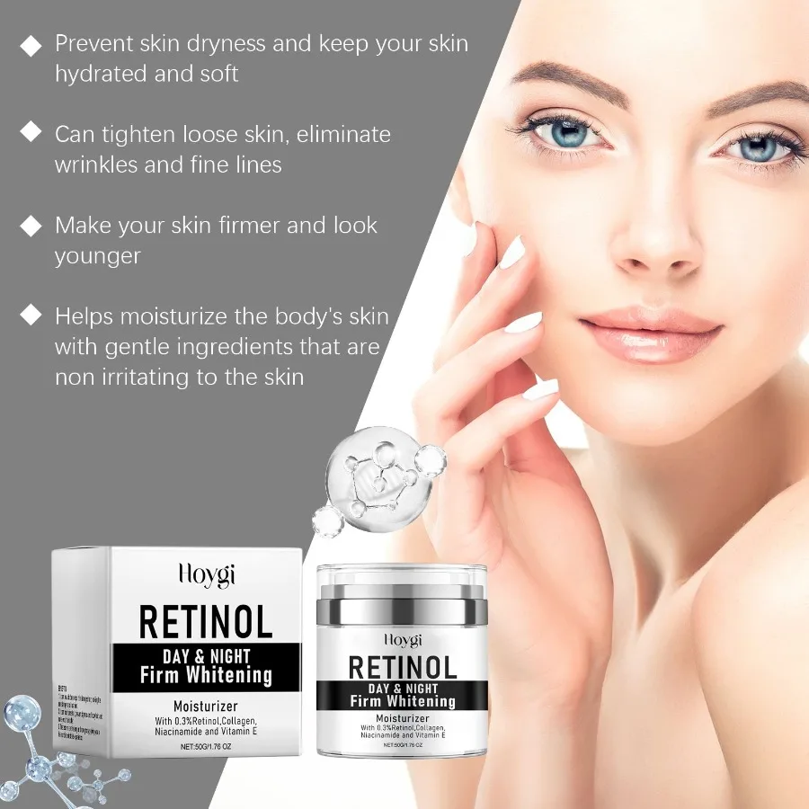 Hoygi Facial Moisturizer Pure Facial Skin Nourishes Restores Moisturizes And Shines Krem do codziennej pielęgnacji