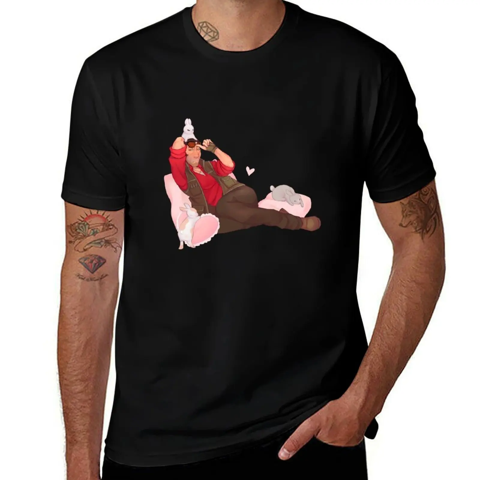 

Sniper tf2 T-Shirt plus size tops for a boy cute tops sublime vintage t shirt men