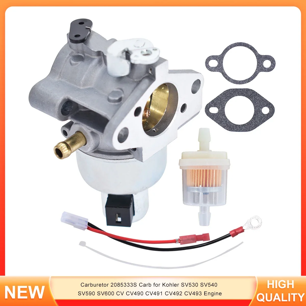 

Carburetor 2085333S Carb for Kohler SV530 SV540 SV590 SV600 CV CV490 CV491 CV492 CV493 Engine